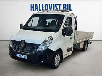 renault master chassi cab 3.5t 170hk manuell kranbil blixtljus värmare