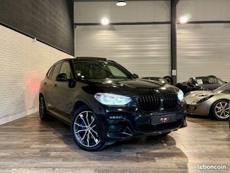 bmw x3 g01 xdrive 30e m sport shadow bva8 292ch suivi bmw + t-o + acc + hk + pack carbone + attelage