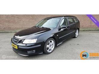 saab 9-3 sport estate 2.8 t v6 aero autom/251pk/leder/navi. — saab — marktplaats