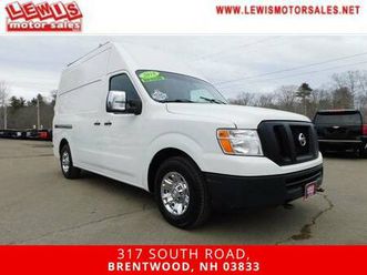 2018 nissan nv cargo sv one owner only 76k cargo van