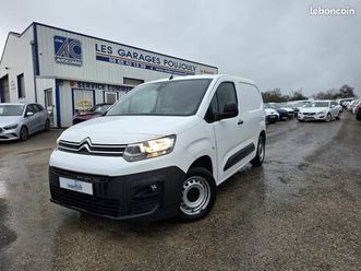 10655ht - berlingo bluehdi 100 ch driver bvm5 - 3 places - gps - camera