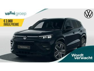 volkswagen tayron r-line edition 1.5 ehybrid 204pk black style