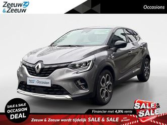 renault captur 1.3 tce 140 intens automaat cruise controle airco camera navi apple carplay android auto 360 camera stoelverwarming hoge instap zeer mooie auto d