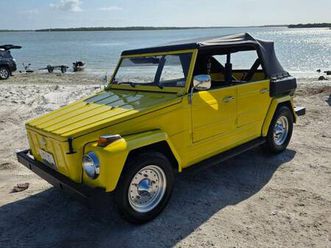 1974 yellow volkswagen thing – iconic, beach-ready classic