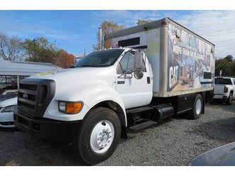 2004 ford f750 xl regular cab box truck