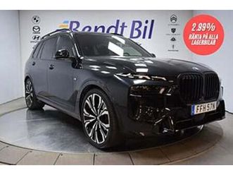 bmw x7 xdrive40d 2.99% ränta | m sport pro | exclusive | pano