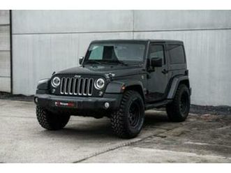 ② jeep wrangler euro6 final ed. auto-softtop-leder-mud wheels — jeep — 2ememain