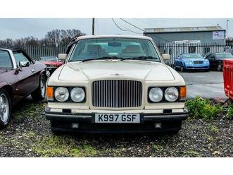 1993 bentley brooklands 4dr saloon petrol manual