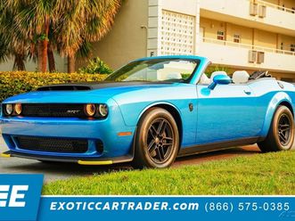 2023 dodge challenger srt demon 170 convertible
