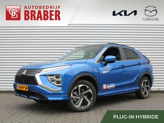 mitsubishi eclipse cross 2.4 phev instyle | btw auto | stuur-/stoelverwarming | leder | hud | led | schuifdak | dodehoek detectie | clima | cruise adapt. | 18 