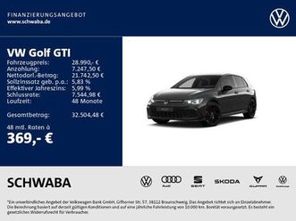 volkswagen golf viii gti 2.0 tsi dsg