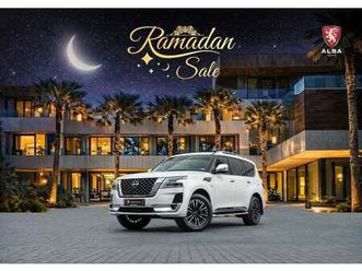 nissan patrol patrol le platinum | 5,092 p.m | 0% downpayment | nissan warranty! | ramadan offer!