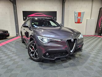 alfa romeo stelvio 2.2 210 ch q4 at8 sport edition / entretien complet / distribution a jour / attelage / 4 pneus neufs