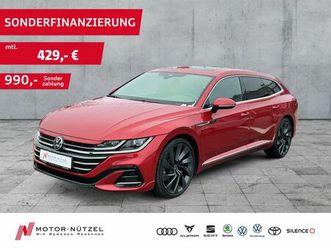 volkswagen arteon sb 2.0 tdi 4m r-line leder+matrix+nav+ahk
