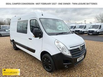 2018 vauxhall movano 2.3 cdti h2 van 130ps panel van diesel manual