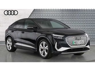 audi q4 sportback e-tron s line 40