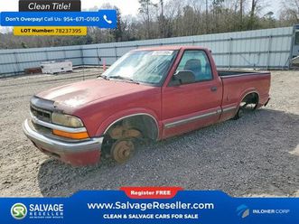 2000 chevrolet s10 pickup 2wd regular cab