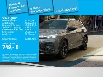 volkswagen tiguan 2.0 tsi 4 mot r-line blackstyle ahk leder