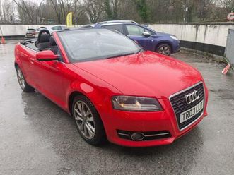 audi a3 cabriolet 1.6 tdi sport final edition euro 5 (start/stop) 2dr diesel manual