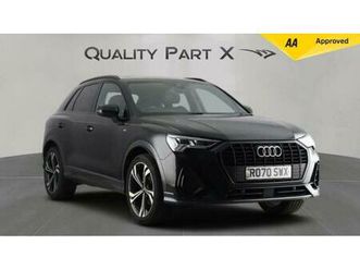 2020 audi q3 1.5 tfsi cod 35 edition 1 s tronic euro 6 (start/stop) 5dr estate petrol automatic