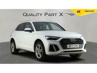 2021 audi q5 2.0 tfsie 50 s line s tronic quattro euro 6 (start/stop) 5dr 17.9kwh estate petrol/electric...