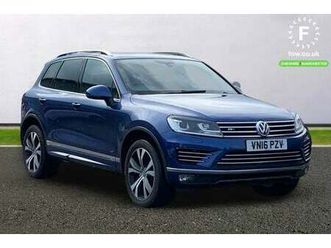 2016 volkswagen touareg 3.0 v6 tdi bluemotion tech 262 r-line 5dr tip auto estate diesel automatic