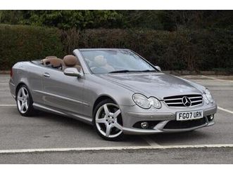 2007 mercedes-benz clk 350 sport 2dr tip auto convertible petrol automatic