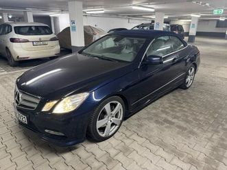 mercedes-benz e 350 cabriolet amg 350 cdi blueeff. avantgarde