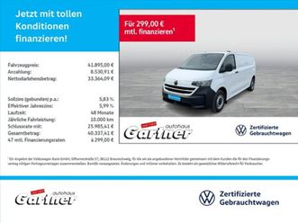 transporter kasten lr 2.0 tdi 4motion led einparkhilfe heck trennwand metall