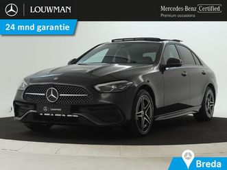 mercedes-benz c-klasse 300 e amg line limited | trekhaak | nightpakket | parkeerpakket met achteruitrijcamera | keyless go | antidiefstalpakket guard 360° plus 