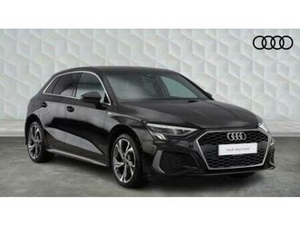 2023 audi a3 35 tfsi s line 5dr s tronic hatchback petrol automatic