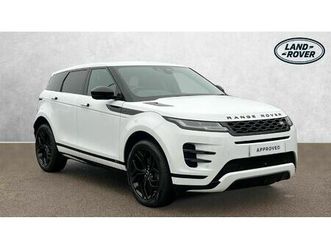 land rover range rover evoque 2.0 p200 r-dynamic se 5dr auto with heated front seats and 3d surround camera