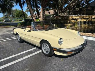 1984 alfa romeo spider for sale