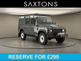 land rover 110 defender 2.2 tdci utility wagon double cab 5dr diesel manual 4wd mwb euro 5 (122 ps)