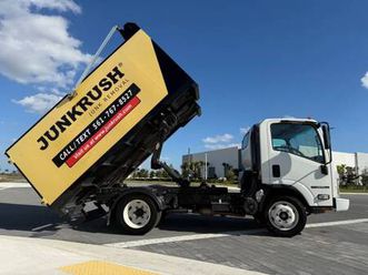 2024 isuzu npr hd dump truck + turnkey junk removal business