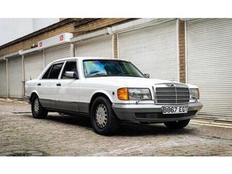 1986 mercedes-benz s class 500 sel saloon 4dr auto saloon petrol automatic