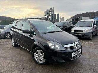 2011 vauxhall zafira 1.7 cdti ecoflex - 7 seater - mpv diesel manual
