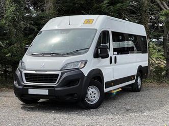 2022 peugeot boxer 440 s l4h2 bluehdi 440 l4h2 17 seat non-d1 minbus lite with full width ramp. ...