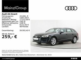 audi a4 avant 35 tdi s tronic ahk virtual pdc acc shz