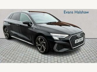 1.0 tfsi 30 s line sportback s tronic euro 6 (start/stop) 5dr