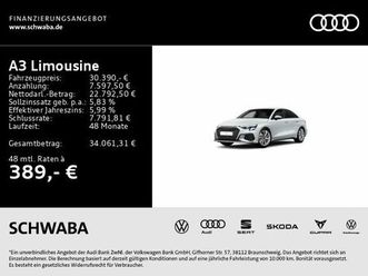 audi a3 limousine s line 35 tfsi s tronic
