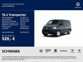 volkswagen t6.1 transporter kasten kurzer radstand 2.0 tdi