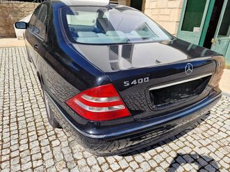 mercedes-benz s 400 400 cdi (220 028) setembro/02
