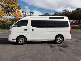 2025 nissan urvan nv350 dual camper or wheelchair carrier petrol automatic