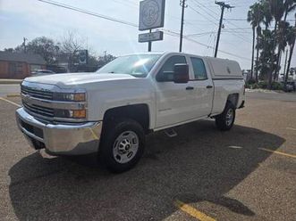 2018 silverado k2500 double cab long 8’ bed camper utility work truck