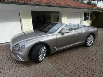 bentley continental gtc v12/1. hand/orig. 31.000 km !