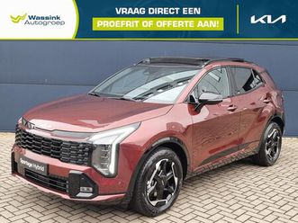 kia sportage - 1.6 t-gdi 239pk hybrid gt-line | schuif-/kanteldak | climate control | apple carplay | cam
