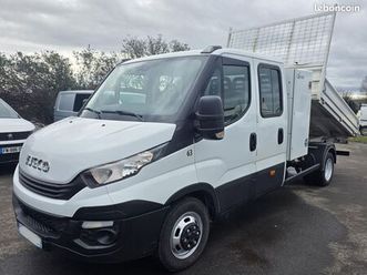 iveco 35c14 benne coffre double cabine 6 places