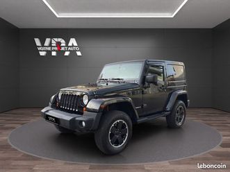 jeep wrangler sahara 2.8 crd 200ch - sièges chauffants - 4x4 - hard top