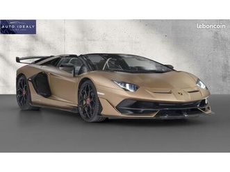 lamborghini aventador svj roadster v12 770 ch matt bronzo zenas gold | tva récupérable
